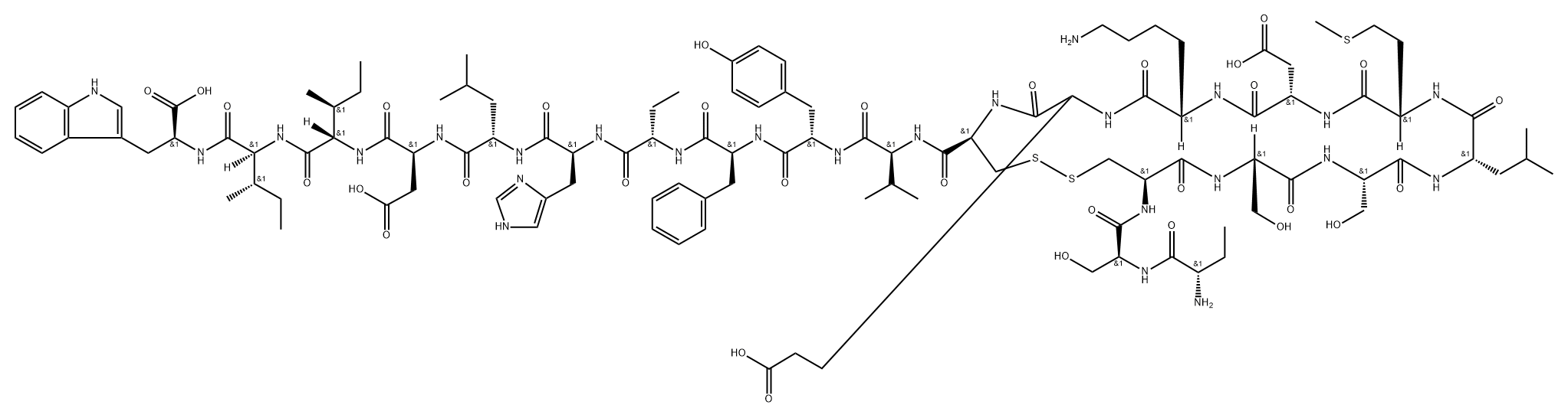 endothelin-1, Aba(1,15)- Struktur