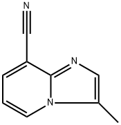 3-methylimidazo[1,2-a]pyridine-8-carbonitrile Struktur