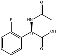 N-Ac-R-2-FluoroPhenylglycine Struktur