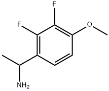 Benzenemethanamine, 2,3-difluoro-4-methoxy-α-methyl- Struktur