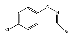 3-bromo-5-chloro-1,2-benzoxazole Struktur