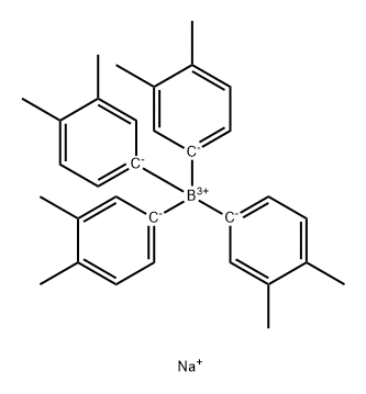 Borate(1-), tetrakis(3,4-diMethylphenyl)-, sodiuM(9CI) Struktur