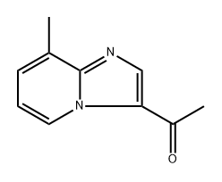 1-{8-methylimidazo[1,2-a]pyridin-3-yl}ethan-1-one Struktur