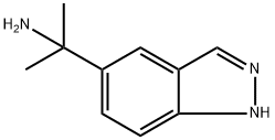 1H-Indazole-5-methanamine, α,α-dimethyl- Struktur