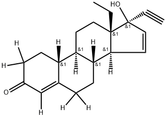 Gestodene-2,2,4,6,6,10-d6 	|Gestodene-2,2,4,6,6,10-d6 	