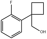 1-(2-fluoro-phenyl)cyclobutyl]methanol Struktur