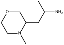 3-Morpholineethanamine, α,4-dimethyl- Struktur