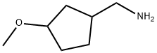 (3-methoxycyclopentyl)methanamine Struktur