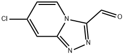 7-chloro-[1,2,4]triazolo[4,3-a]pyridine-3-carbaldehyde Struktur