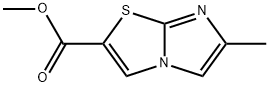 methyl 6-methylimidazo[2,1-b]thiazole-2-carboxylate Struktur