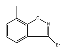 3-bromo-7-methyl-1,2-benzoxazole Struktur