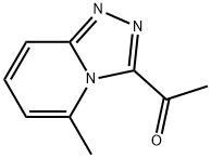 1-{5-methyl-[1,2,4]triazolo[4,3-a]pyridin-3-yl}ethan-1-one Struktur