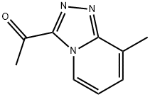 1-{8-methyl-[1,2,4]triazolo[4,3-a]pyridin-3-yl}ethan-1-one Struktur