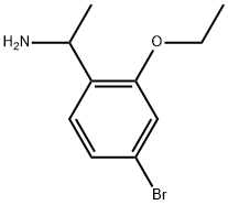 Benzenemethanamine, 4-bromo-2-ethoxy-α-methyl- Struktur