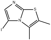 5-iodo-2,3-dimethylimidazo[2,1-b]thiazole Struktur