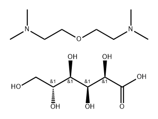 D-Gluconic acid compd. with 2,2'-oxybis[N,N-dimethylethanamine](1:1) Struktur