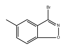 3-bromo-5-methyl-1,2-benzoxazole Struktur