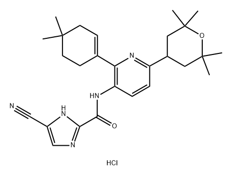 Edicotinib hydrochloride Structure