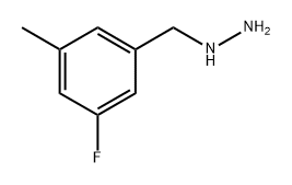 (3-fluoro-5-methylphenyl)methyl]hydrazine Struktur