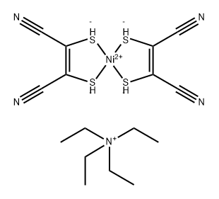 BIS(TETRAETHYLAMM.) BIS(DIMERCAPTOMA- LEONITRILATO)NI(II) Struktur