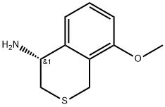 (R)-8-methoxyisothiochroman-4-amine Struktur