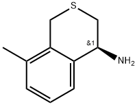 (S)-8-methylisothiochroman-4-amine Struktur