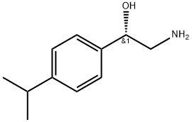 Benzenemethanol, α-(aminomethyl)-4-(1-methylethyl)-, (αS)- Struktur