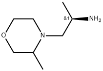 4-Morpholineethanamine, α,3-dimethyl-, (αR)- Struktur