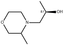 4-Morpholineethanol, α,3-dimethyl-, (αR)- Struktur