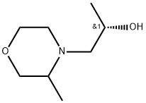 4-Morpholineethanol, α,3-dimethyl-, (αS)- Struktur