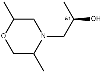 4-Morpholineethanol, α,2,5-trimethyl-, (αR)- Struktur