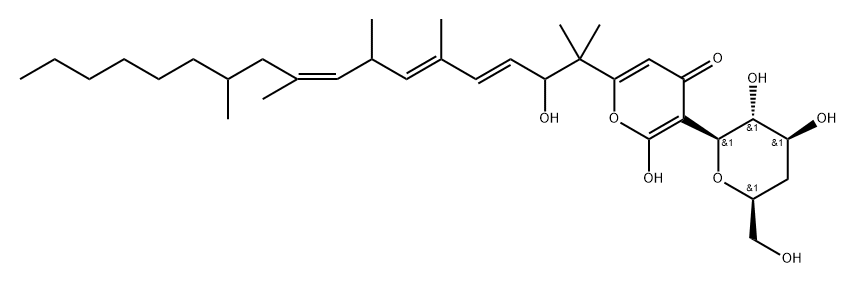 Deoxyfusapyrone Struktur