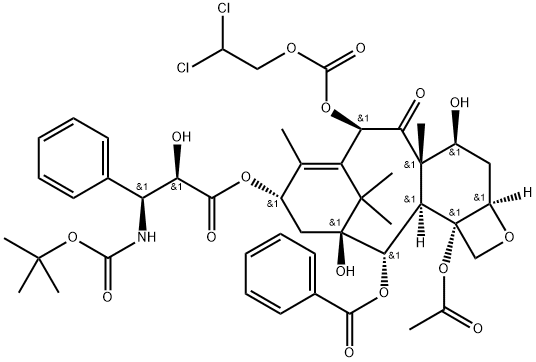 10-O-2,2-Dichloroethoxycarbonyl Docetaxe Struktur