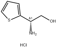 (S)-2-amino-2-(thiophen-2-yl)ethan-1-ol hydrochloride Struktur