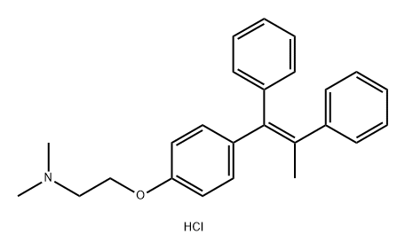 Tamoxifen EP Impurity D(Hydrochloride) (E-Isomer) Struktur