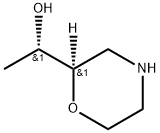 2-Morpholinemethanol, α-methyl-, (αS,2R)- Struktur