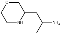 3-Morpholineethanamine, α-methyl- Struktur