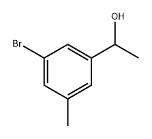 1-(3-Bromo-5-methylphenyl)ethanol Struktur