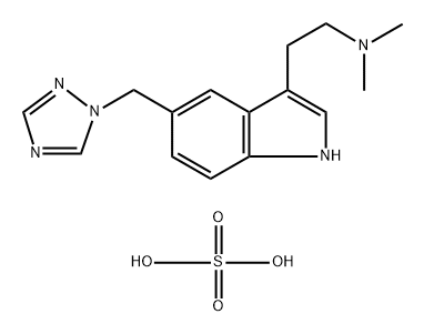 Rizatriptan sulfate Struktur