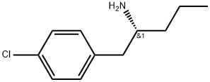 Benzeneethanamine, 4-chloro-α-propyl-, (αR)- Struktur