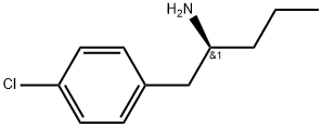 Benzeneethanamine, 4-chloro-α-propyl-, (αS)- Struktur