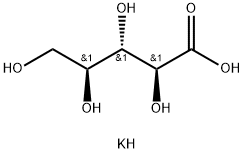 L-Ribonic acid, monopotassium salt (9CI) Struktur