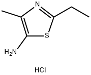 2-ethyl-4-methyl-1,3-thiazol-5-amine dihydrochloride Struktur