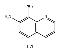 7,8-Quinolinediamine, hydrochloride (1:1) Struktur