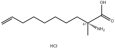 (R)-2-amino-2-methyldec-9-enoic acid HCl Struktur