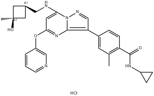 CFI-402257 HCl Struktur