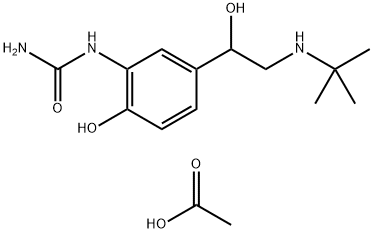 Carbuterol acetate Struktur