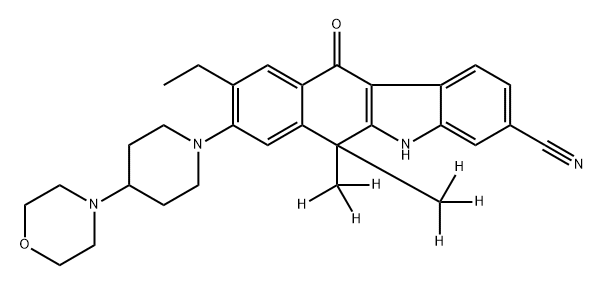 Alectinib D6 Struktur