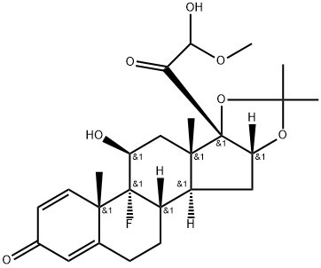 21-Methoxy Triamcinolone Acetonide Struktur