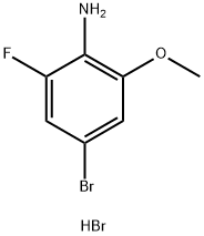 Benzenamine, 4-bromo-2-fluoro-6-methoxy-, hydrobromide (1:1)